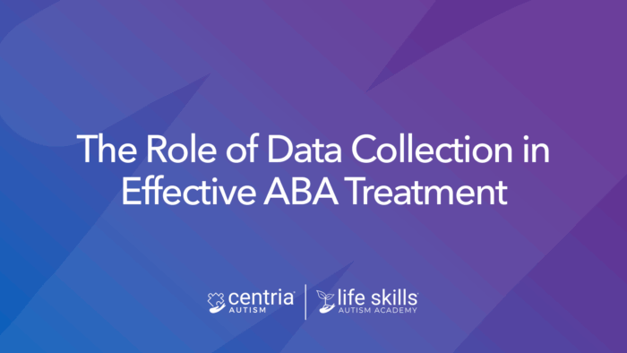 a graphic that says "The Role of Data Collection in Effective ABA Treatment"