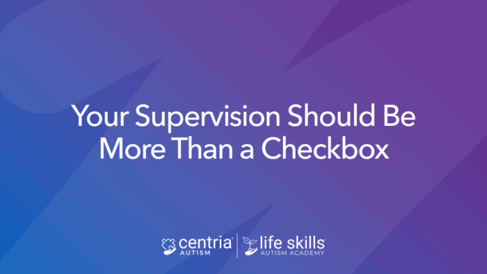 supervision should be more than a checkbox graphic
