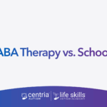 aba therapy vs school