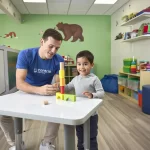 behavior technician and client