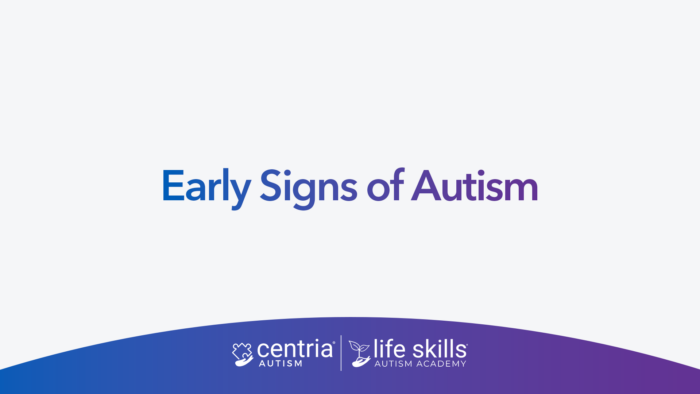 early signs of autism