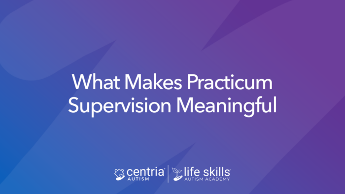what makes practicum supervision meaningful