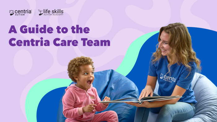 a guide to the centria care team graphic